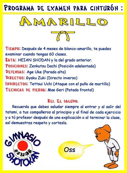 Cinturón Amarillo