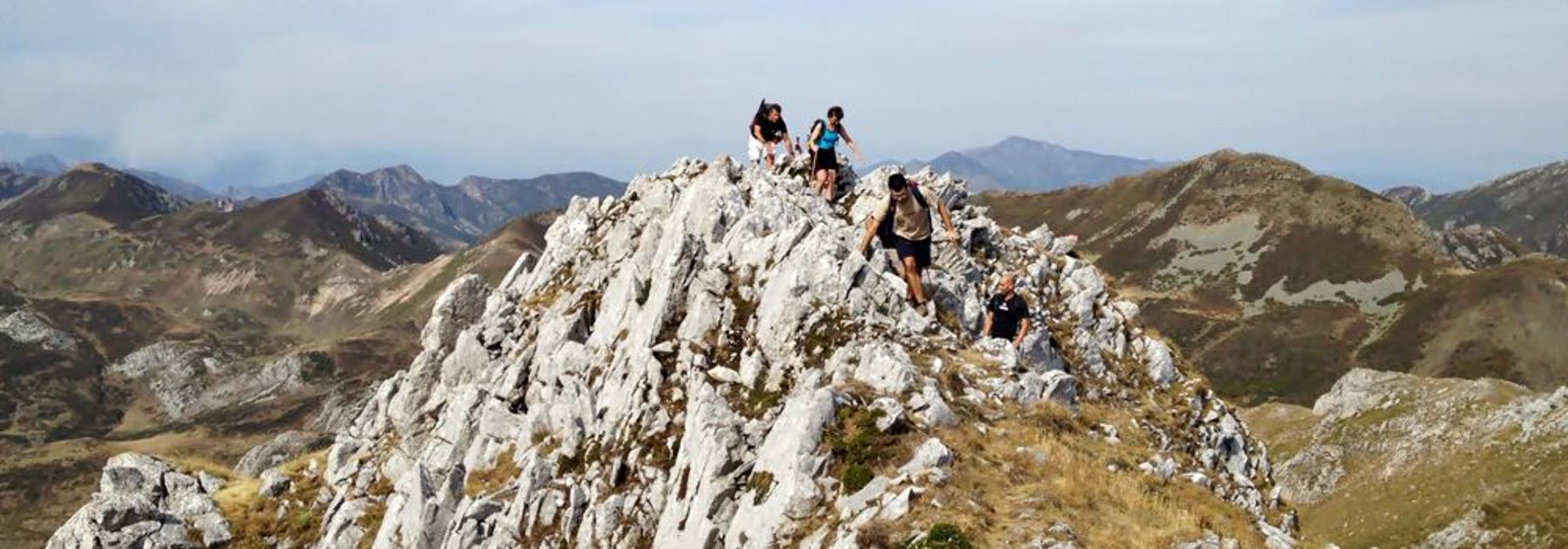 En la arista de la Peña del Viento