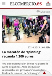Maratón de Spinning
