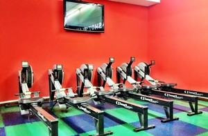 Remos en la zona de cardio