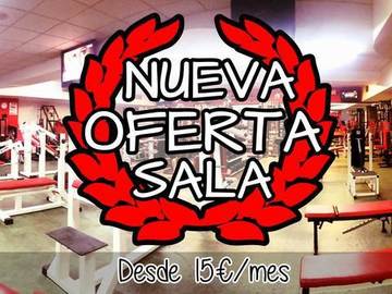 Oferta Sala por franjas horarias de mañana y tarde.